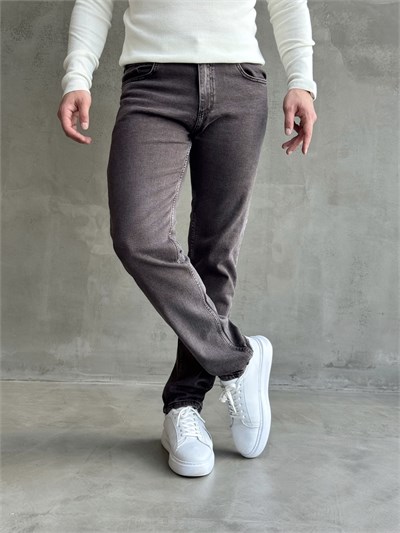 Erkek Premium Kalite Regular Kalıp Kot Pantolon Jeans-Warm Charcoal(E1247) TD:488