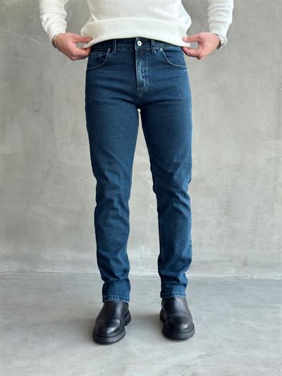Erkek Premium Kalite Regular Kalıp Kot Pantolon Jeans-Denim Blue(E1247) TD:721