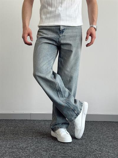 Erkek Premium Kalite Relax Baggy Bol Kalıp Kot Pantolon Jeans-Retro(E1246) TD:488Ketench