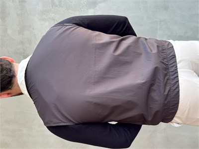 Erkek Trend Model Regular Fit Dokuma Kumaş Çift Taraf Görünümlü Yelek-Krem/Kahverengi(E1812)