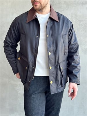 Erkek Trend Model Regular Fit Kadife Yaka Torba Cepli Dokuma Kumaş Ceket-Siyah(E1811)
