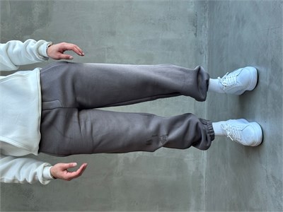 Erkek Yeni Sezon 3 İplik Geniş Kalıp Jogger Basic Eşofman-Antrasit(E1804)