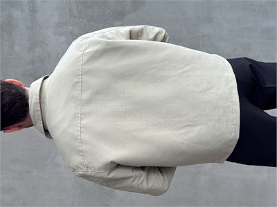 Erkek Yeni Sezon Oversize Kalıp İçi Astarlı Gabardin Kumaş Ceket-Haki(E1795)