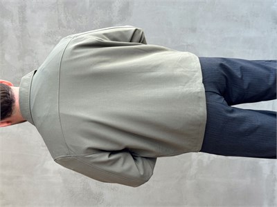 Erkek Yeni Sezon Oversize Kalıp İçi Astarlı Gabardin Kumaş Ceket-Haki(E1797)