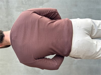 Erkek Yeni Sezon Regular Fit Bisiklet Yaka Uzun Kollu T-Shirt-Kahverengi(E1794)
