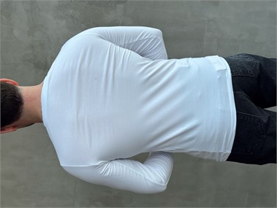 Erkek Yeni Sezon Regular Fit Bisiklet Yaka Uzun Kollu İnce T-Shirt-Beyaz(E1789)