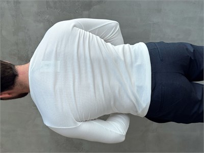 Erkek Yeni Sezon Regular Fit Bisiklet Yaka Uzun Kollu T-Shirt-Beyaz(E1794)