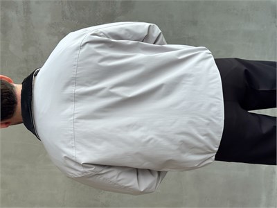 Erkek Yeni Sezon Regular Fit Kesim Yaka Detaylı Fermuar Cepli Dokuma Kumaş Ceket-Gri(E1799)