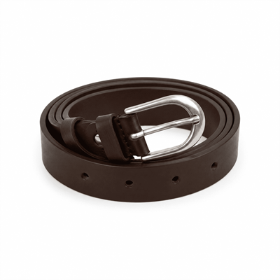 Erkek Yüksek Kalite %100 Deri 2,5cm/115cm Klasik Kemer-Kahverengi(E1647)