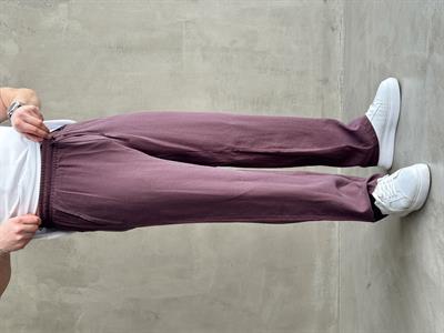 Erkek Yüksek Kalite Beli Lastikli Baggy Kalıp Modal Kumaş Pantolon-Bordo(E1620)
