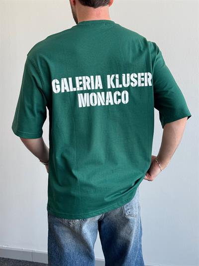 Erkek Yüksek Kalite Oversize Kalıp AW Baskı Detay T-Shirt-Nefti(E1373)