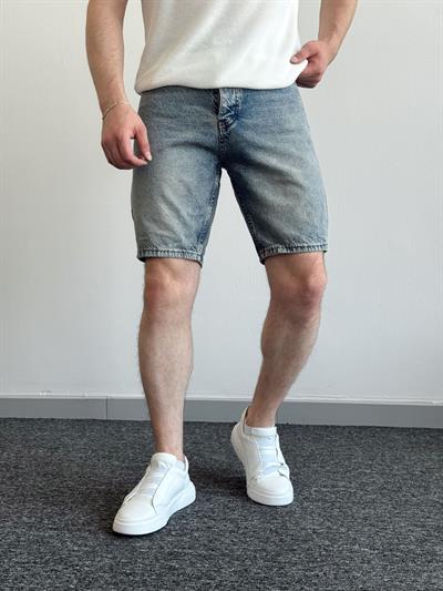 Erkek Yüksek Kalite Oversize Kalıp Denim Şort-Retro(E1422)TD:591