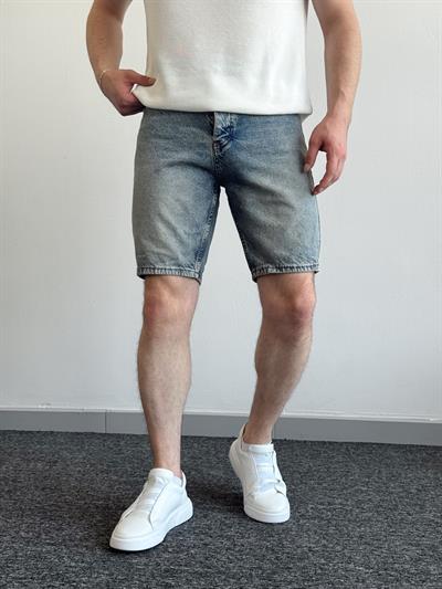 Erkek Yüksek Kalite Oversize Kalıp Denim Şort-Retro(E1422)TD:591