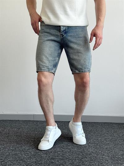 Erkek Yüksek Kalite Oversize Kalıp Denim Şort-Retro(E1422)TD:591