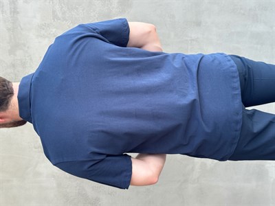 Erkek Zamansız Model Regular Kalıp Fermuar Detaylı T-Shirt-Lacivert(E1784)