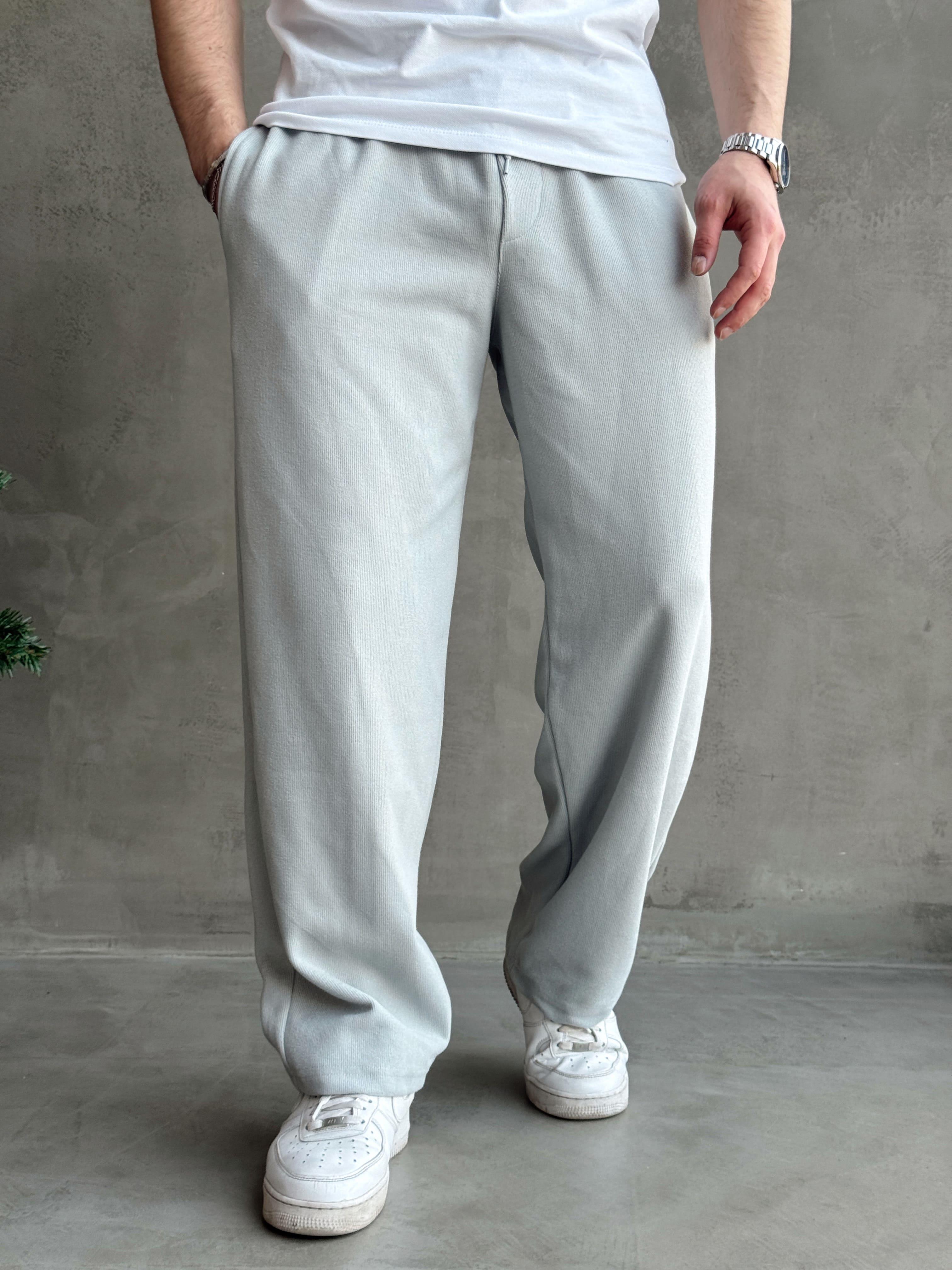 Erkek Yüksek Kalite Baggy Kalıp Eşofman-Turkuaz(E1576)Ketench