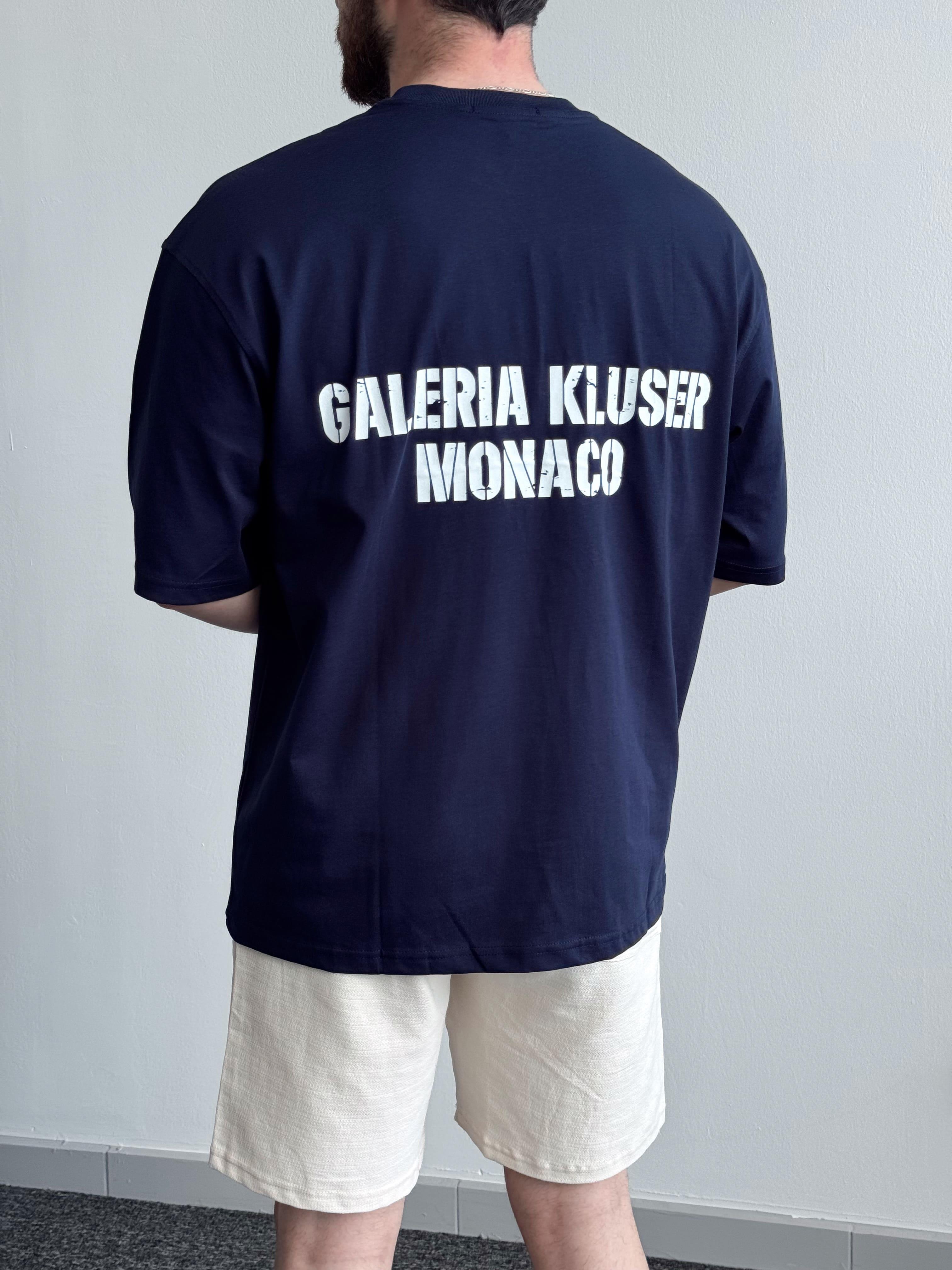 Erkek Yüksek Kalite Oversize Kalıp AW Baskı Detay T-Shirt-Lacivert(E1373)Ketench