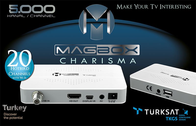 Magbox Charisma Full HD Mini Uydu Alıcısı - TKGS li