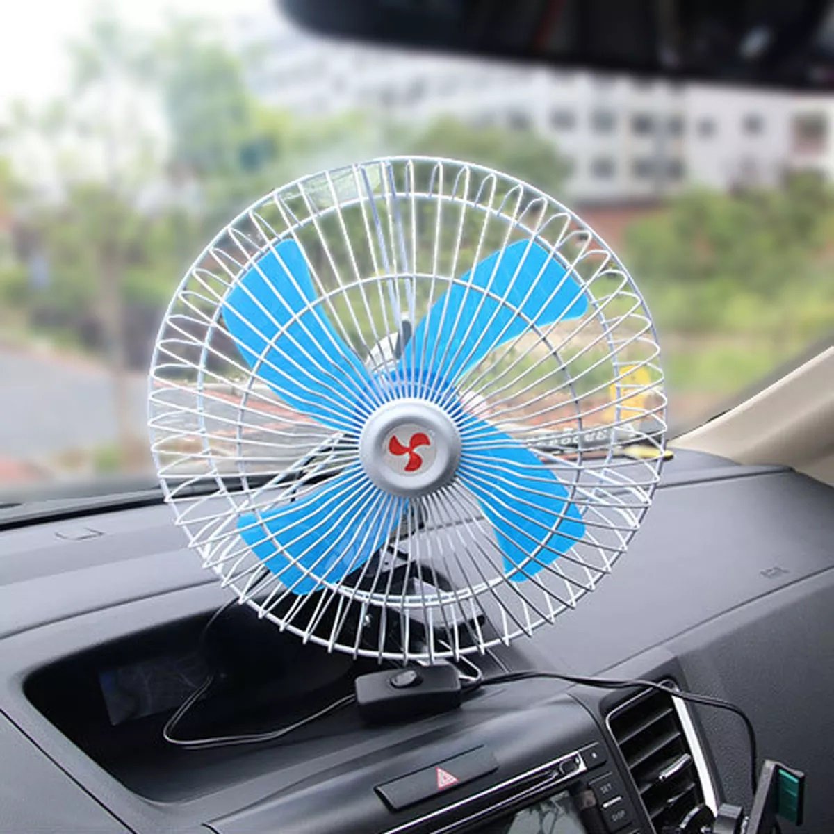 Powermaster PM-4401 24 Volt DC Çakmaklık Kablolu Mandallı 10 Metal Araç Fan Vantilatör İçerik