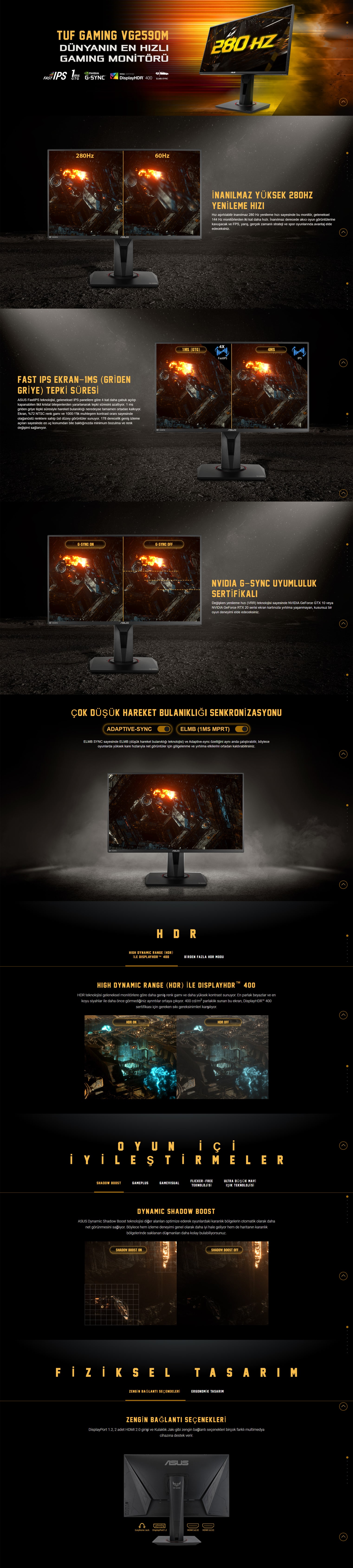 Asus Gaming Monitörü