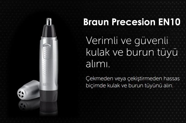 Braun Precesion EN10 Burun Kıl Temizleme Makinesi