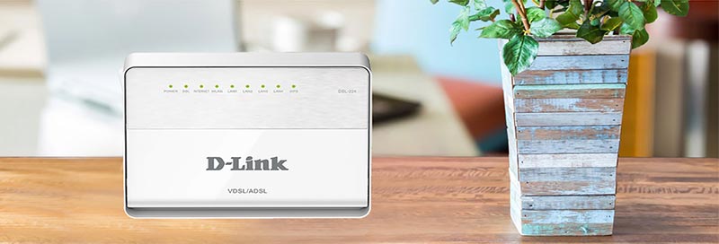 D-Link DSL-224/T1A 4 Port 300 Mbps Vdsl-Adsl2 Modem