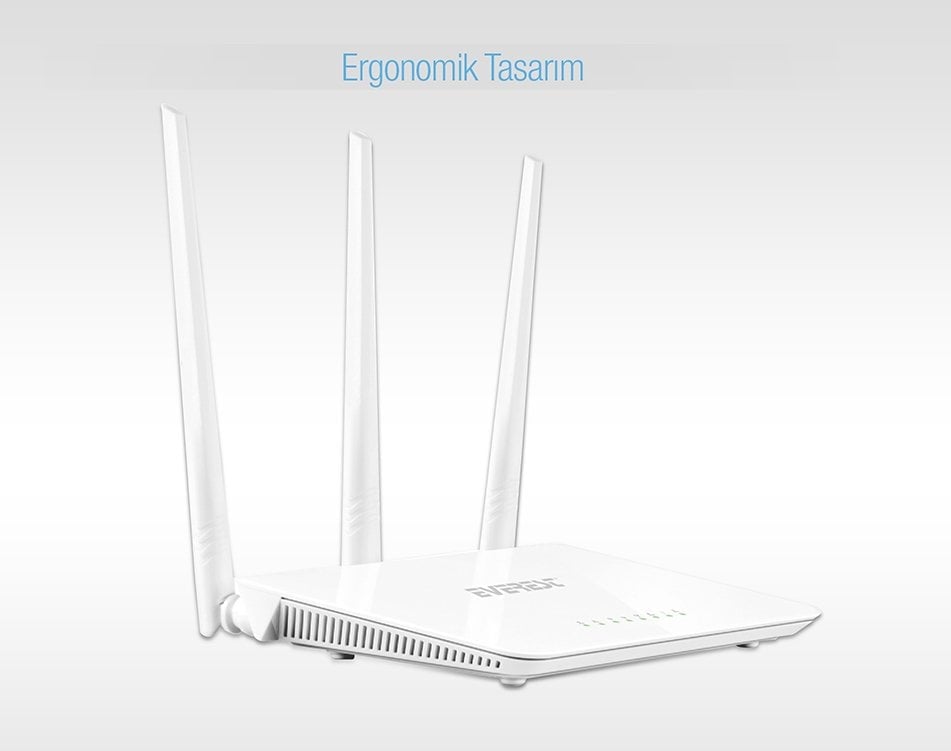  Everest EWR-F303 2.4 Ghz 300 Mbps 4 Port Kablosuz Access Point Router-7