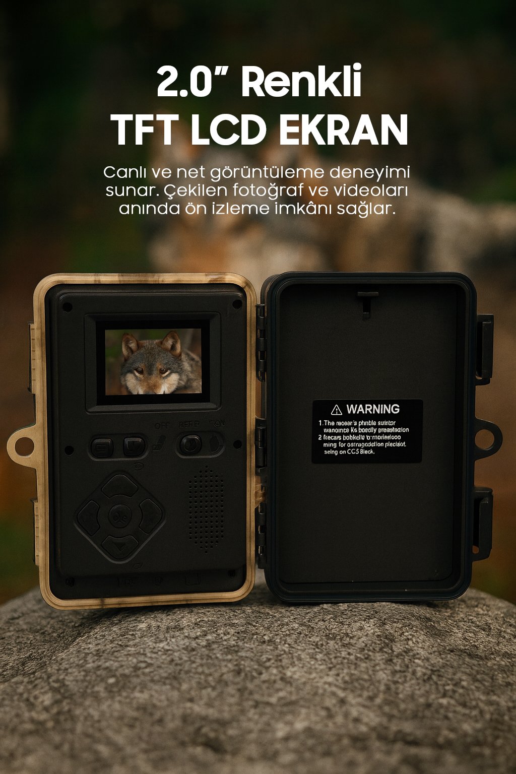 PowerMaster RF06 Fotokapan Kamera LCD Ekran