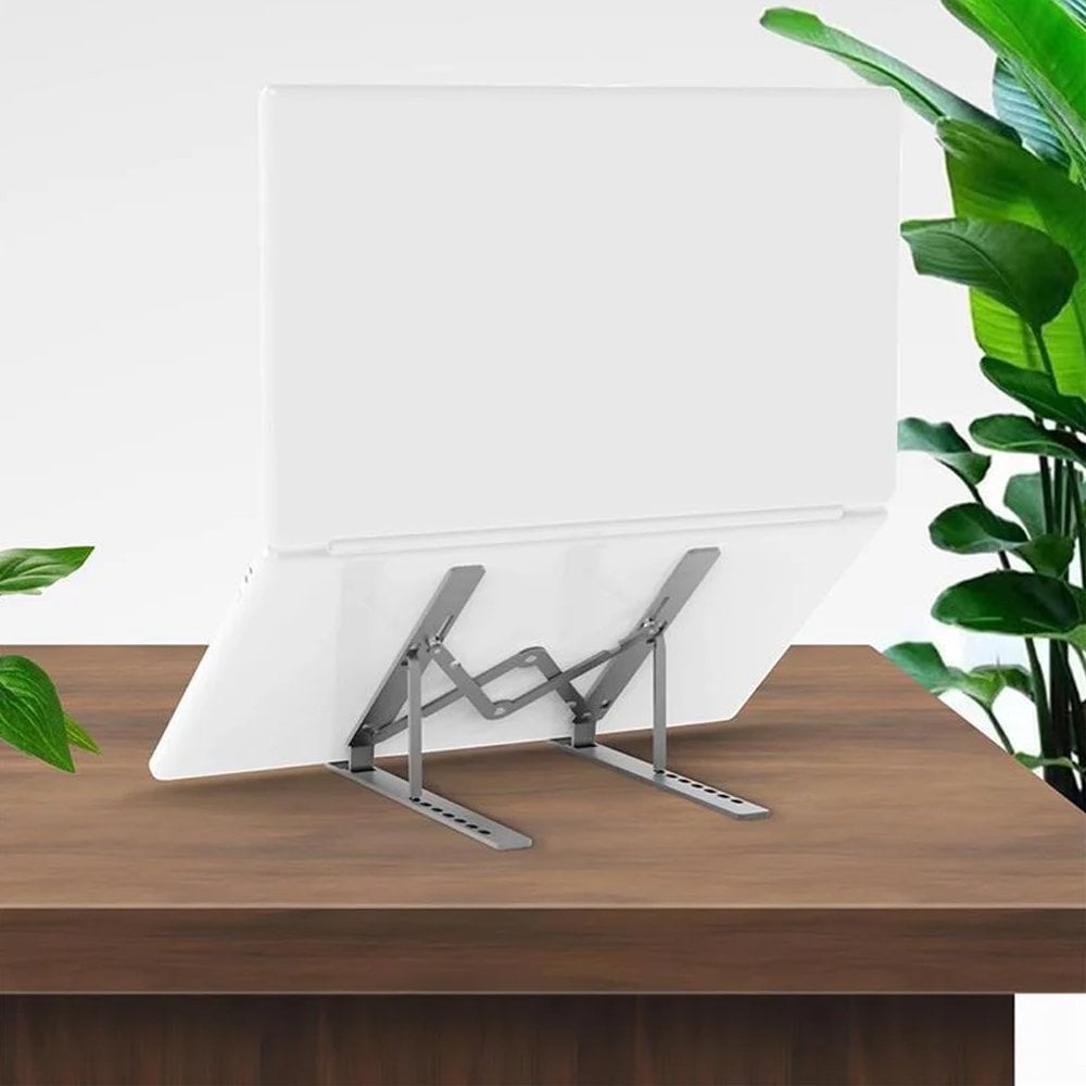 Frisby FNC-5115ST Gri 10''- 15.6'' Katlanabilir Tablet + Laptop Standı (Alüminyum + Ayarlanabilir) 