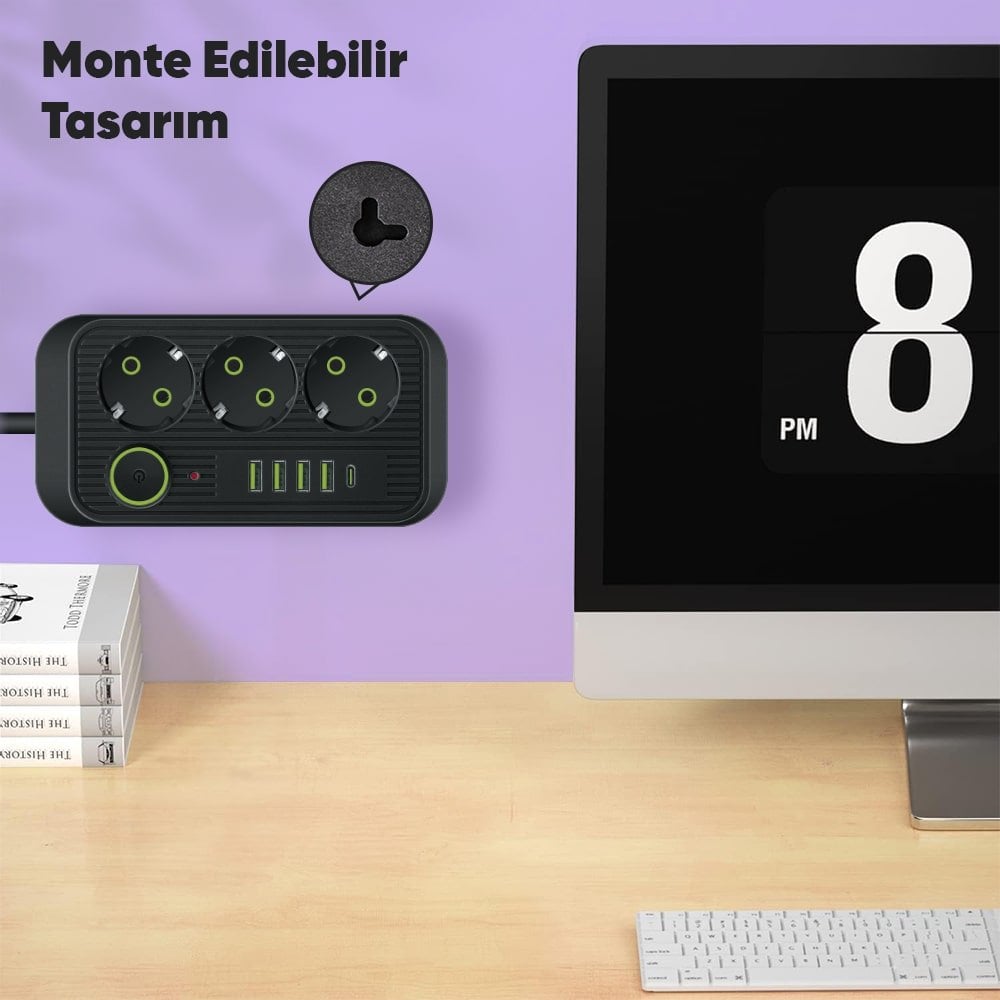 Vea VA-21565 Akım Korumalı Priz Montesi