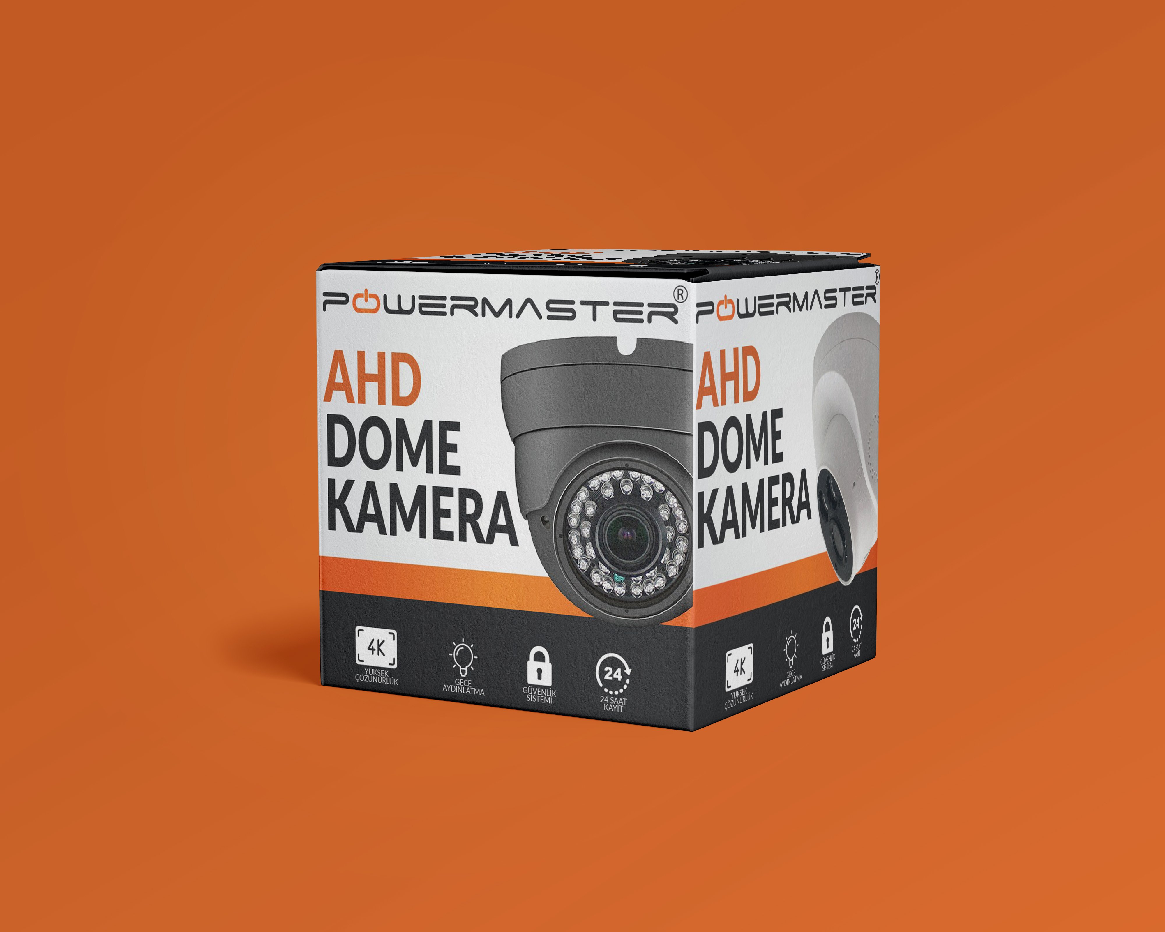 Powermaster PM-19422 2 MP 2.8 Mm AHD Plastik Kasa Dome Kamera 