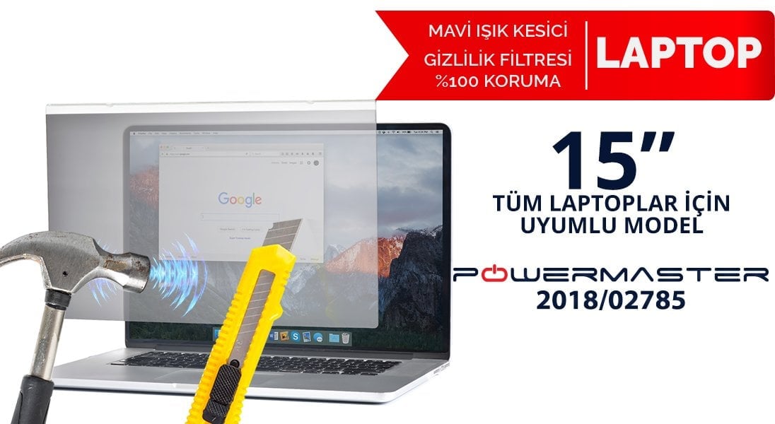 15 inc mavi ışık kesicili tv ekran koruyucu