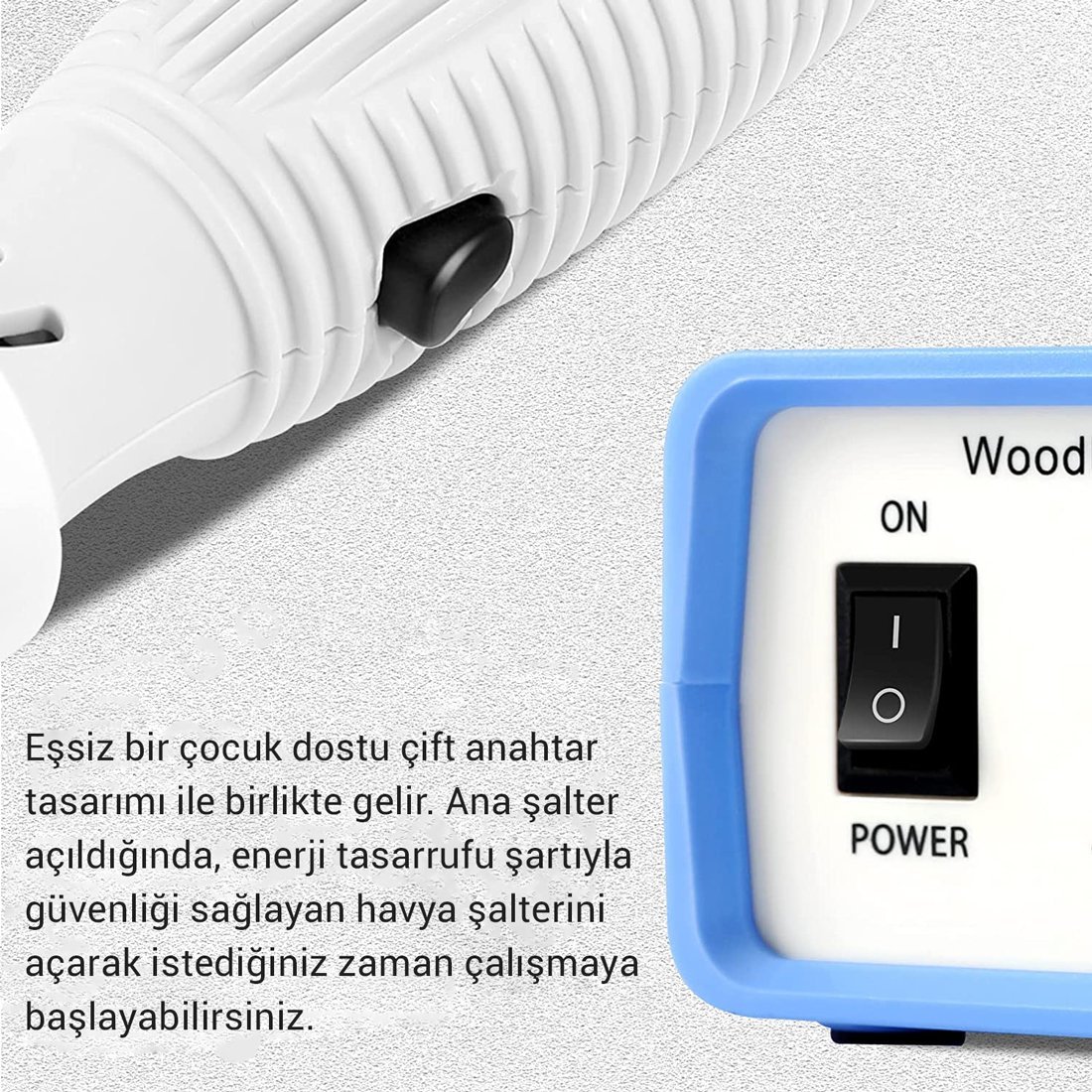 Powermaster PM-15903 Isı Ayarlı Analog Ahşap Yakma Hayvası İçerik