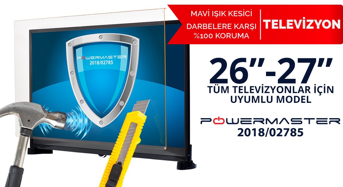 27 inc mavi ışık kesicili tv ekran koruyucu