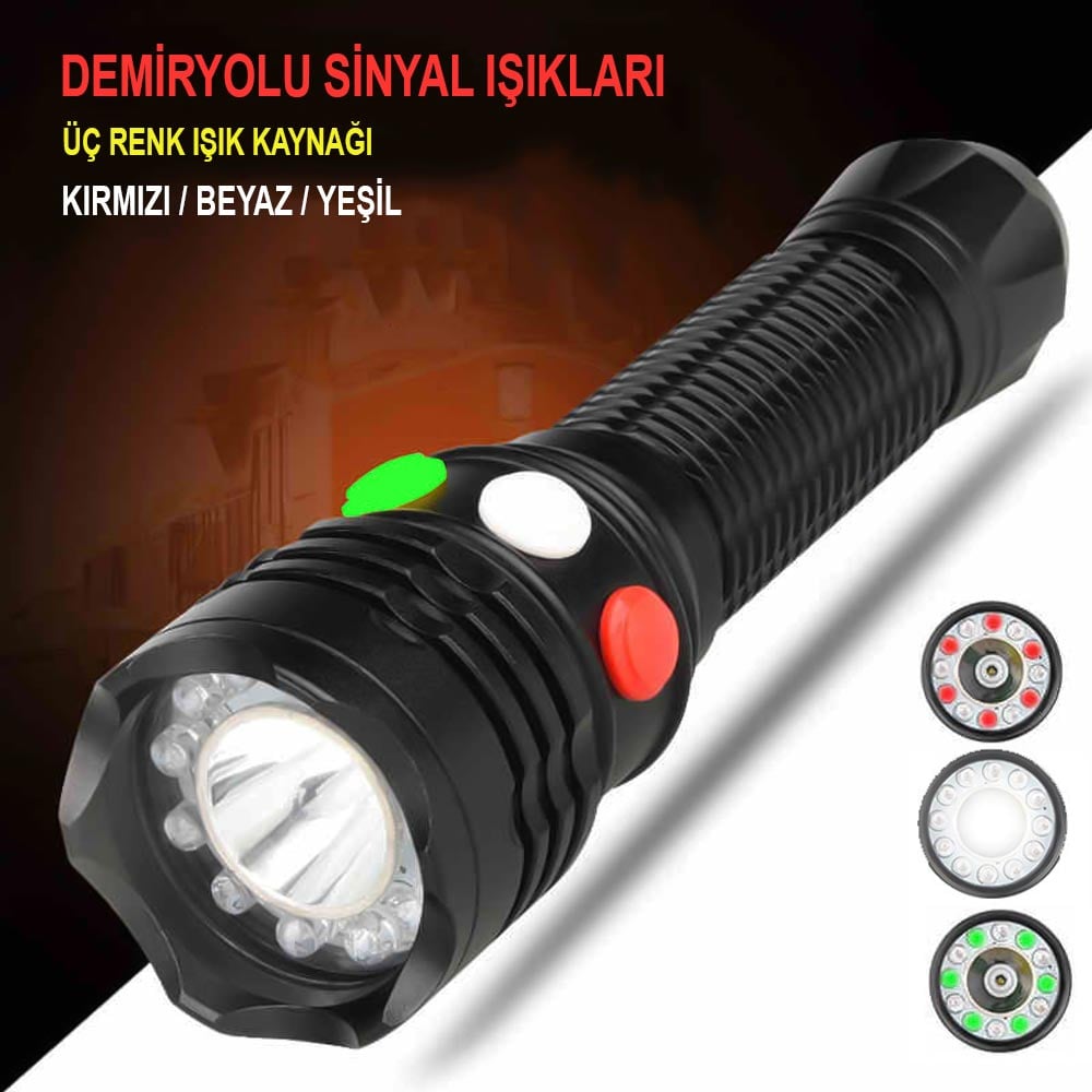 Powermaster Şarj Edilebilir 3 Watt Ledli El Feneri
