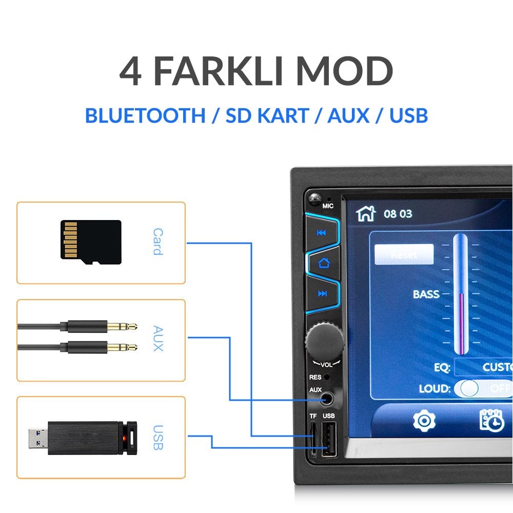 Magicvoice MV-6697 Double Oto Teyp İçerik