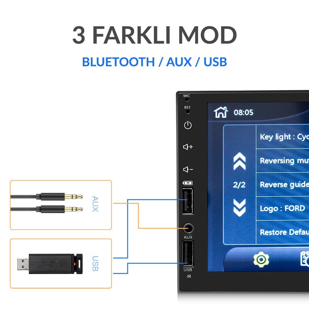 Magicvoice MV-7412 Double Oto Teyp İçerik