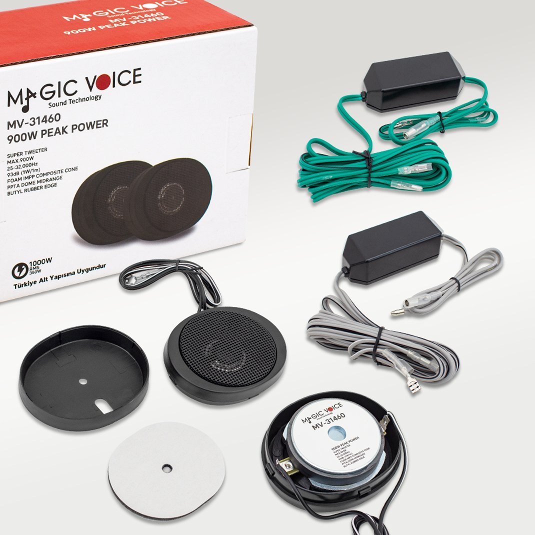 MAGICVOICE MV-31460 900W 2'li Dome Oto Tweeter