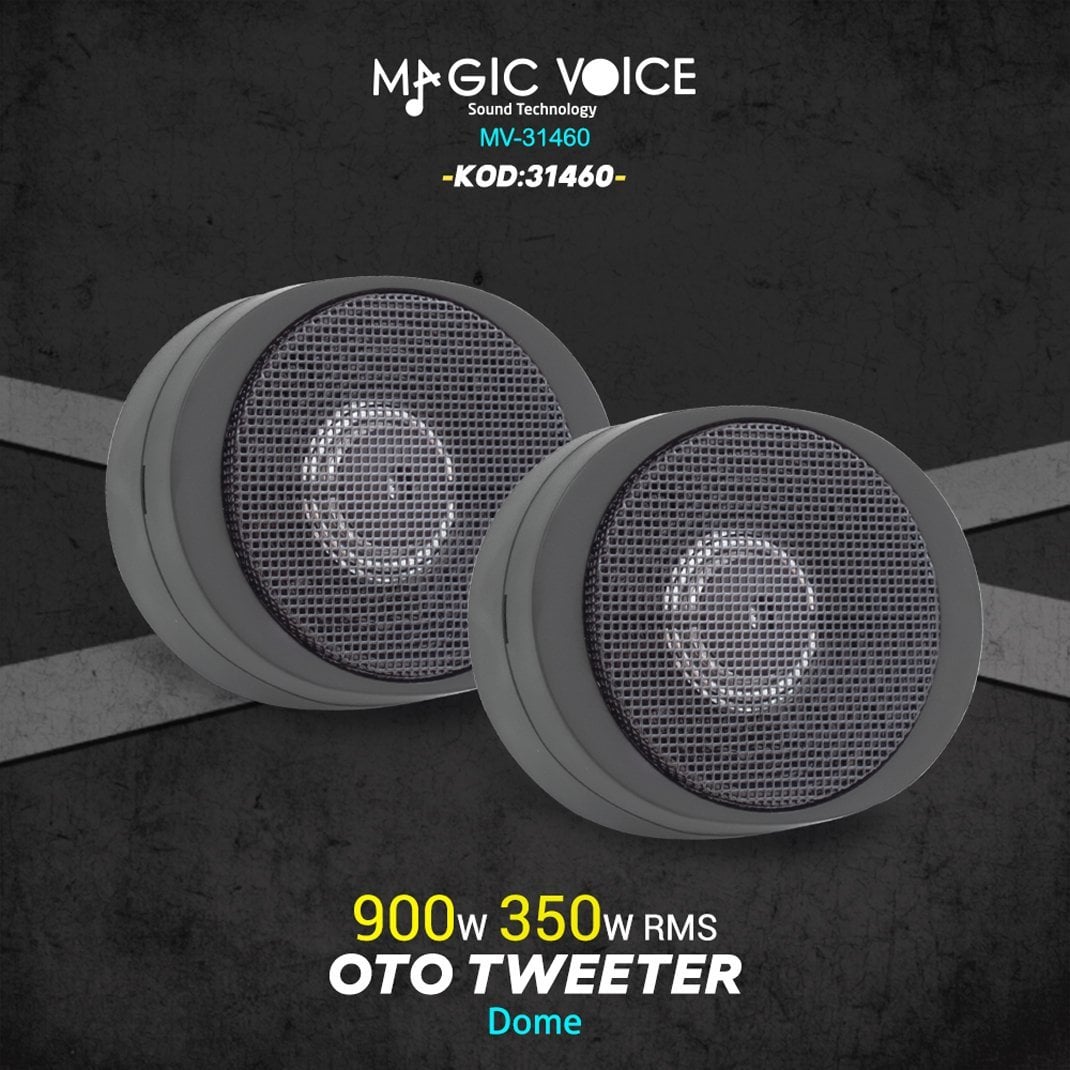 MAGICVOICE MV-31460 900W 2'li Dome Oto Tweeter