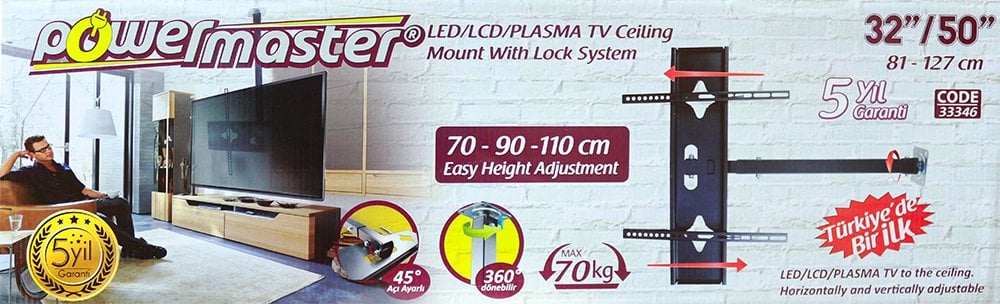 POWERMASTER PM-42 Askı aparatı