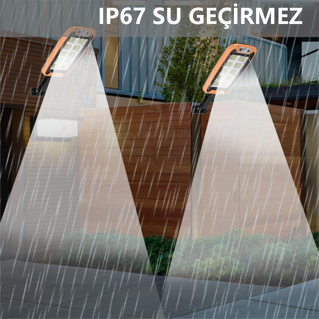 POWERMASTER ZB-150A Solar Sensörlü 150A Ledli Solar Lamba