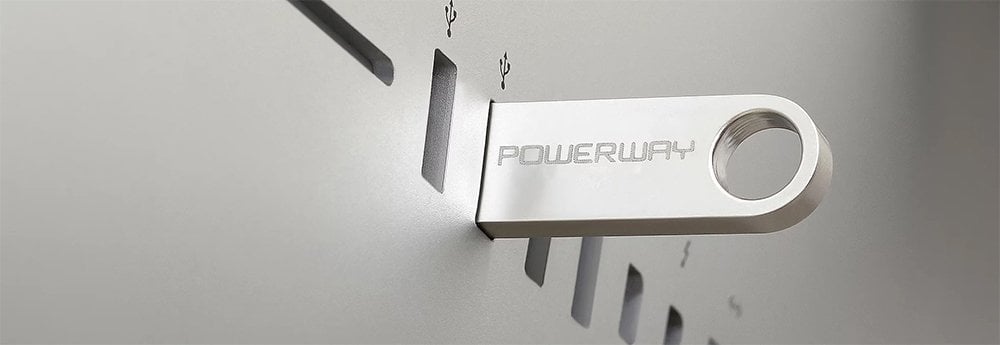 POWERWAY 32 Gb Metal Tip USB Flash Bellek