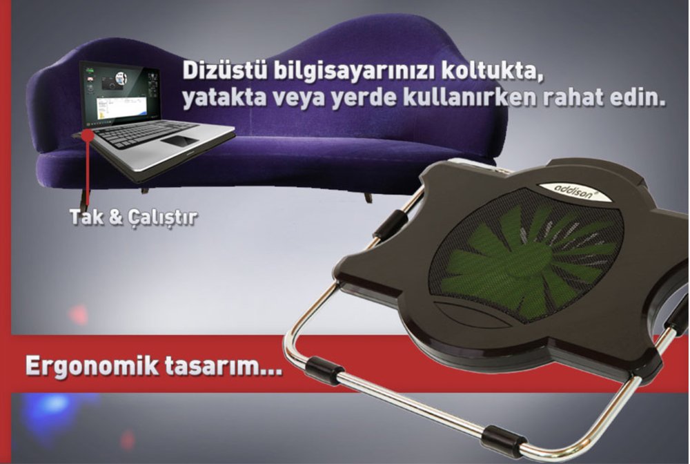 Addison ANC-49D Notebook Soğutucu