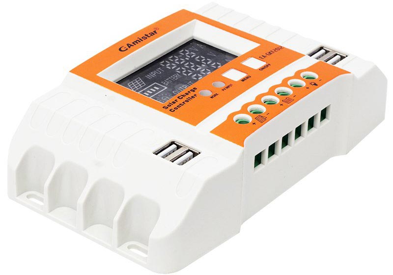 Amistar 12-24V 20A Digital Otomatik Solar Şarj Regülatörü