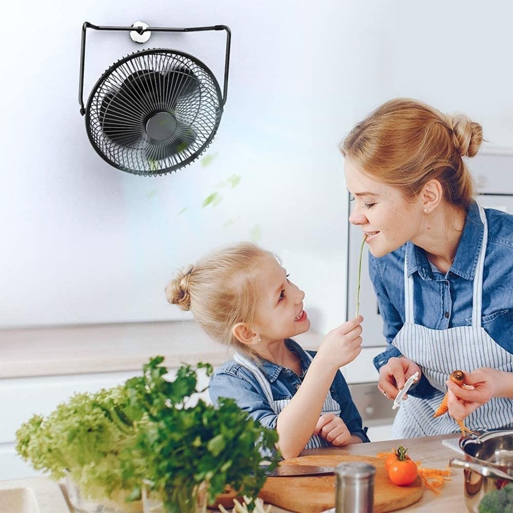 Everest EFN-487 6 inc Masaüstü Metal Beyaz USB Fan