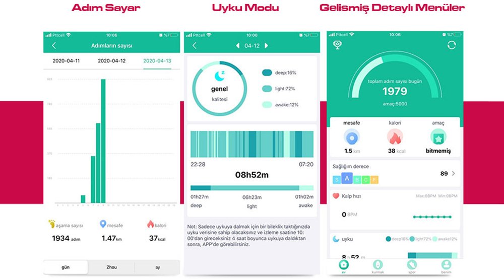 Everest EW-508 Everwatch Android-iOs Uyumlu Kalp Atışı Sensörlü Smart Akıllı Saat