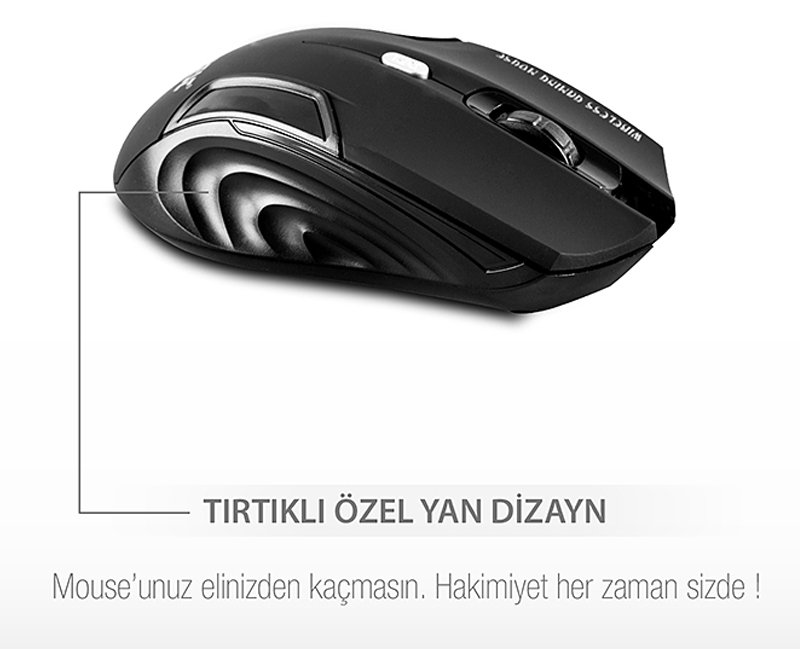 Everest KM-230 Usb 2.4GHz Optik Kablosuz Mouse