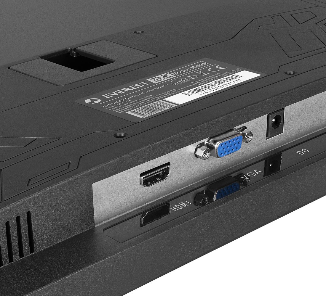Everest M-535 23.8 75 Hz 5 MS VGA - HDMI Full Hd Flat Oyuncu Monitörü