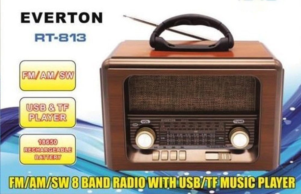Everton RT-813 USB-SD-FM-SW Destekli Nostaljik Müzik Kutusu