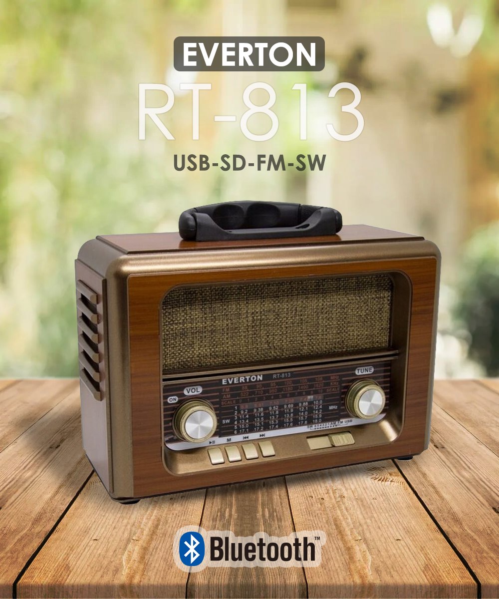 Everton RT-813 USB-SD-FM-SW Destekli Nostaljik Müzik Kutusu